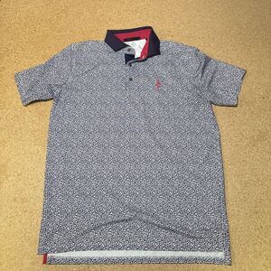 Greyson Golf Performance Polo All Over Pattern AOP Wolf Print Men’s Size M